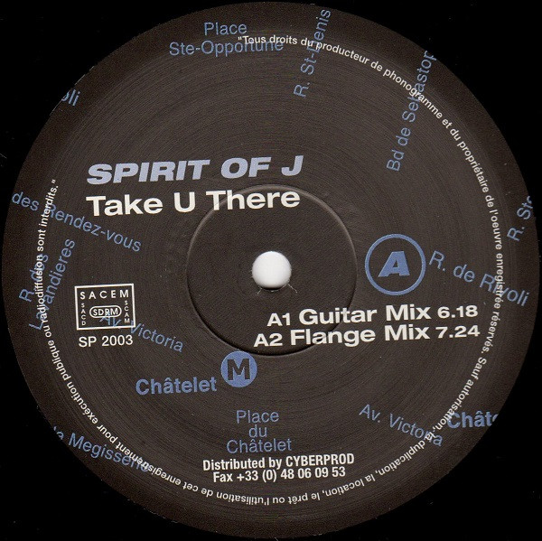 Spirit Of J - Take U There | Square Music (SP 2003) - 2