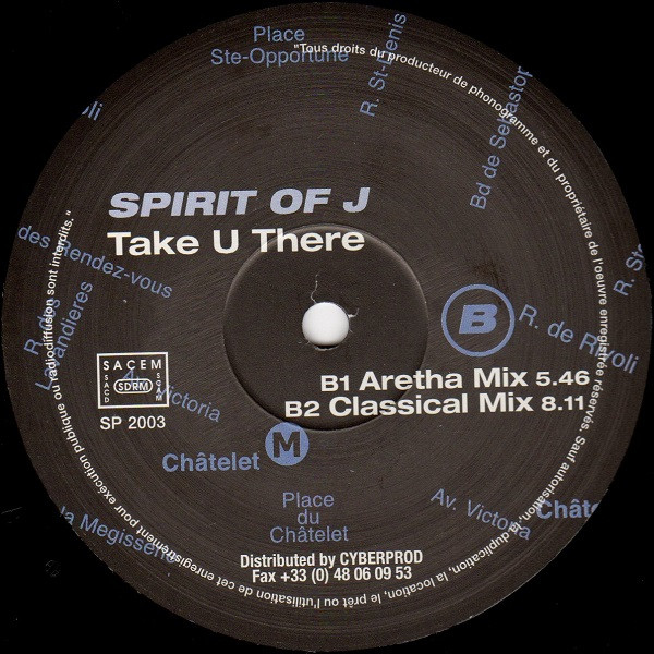 Spirit Of J - Take U There | Square Music (SP 2003) - 3