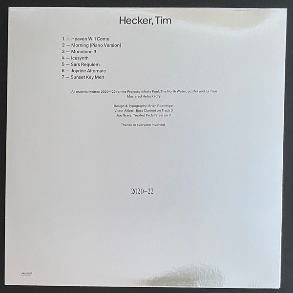 Tim Hecker - Shards | Kranky (krank246) - 2