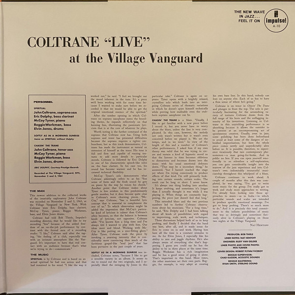 John Coltrane - "Live" At The Village Vanguard | Impulse! (B0033782-01) - 3