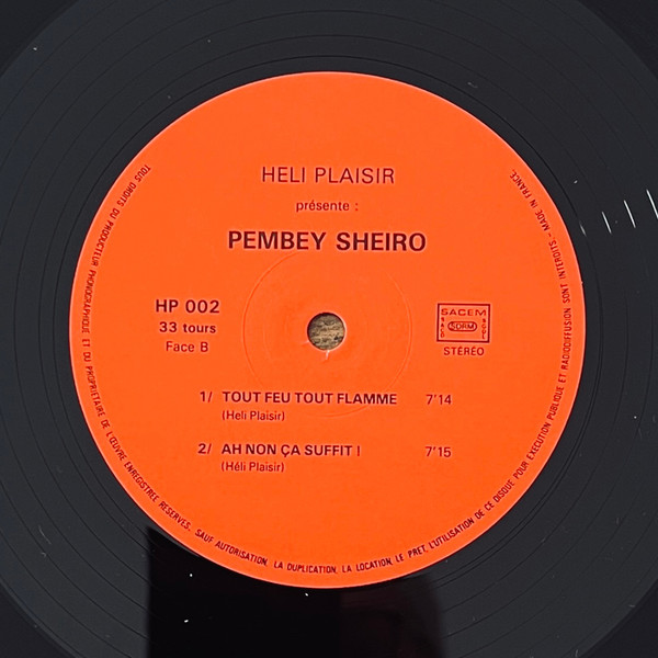 Pembey Sheiro - Musique Reprends Moi | Heli Plaisir (HP 002) - 4 Pembey Sheiro - Musique Reprends Moi | Heli Plaisir (HP 002) - 4