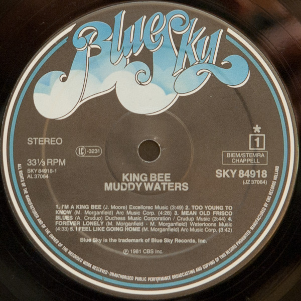 Muddy Waters - King Bee | Blue Sky (SKY 84918) - 3 Muddy Waters - King Bee | Blue Sky (SKY 84918) - 3