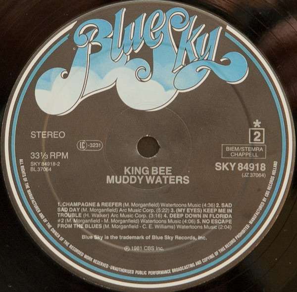 Muddy Waters - King Bee | Blue Sky (SKY 84918) - 4 Muddy Waters - King Bee | Blue Sky (SKY 84918) - 4