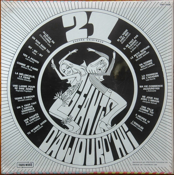 Various - Les 21 Géants D'Aujourd'Hui | Trans-World (TWF 2408) - 2 Various - Les 21 Géants D'Aujourd'Hui | Trans-World (TWF 2408) - 2