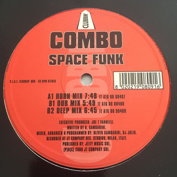 Combo - Space Funk | Clubbin' Records (clubbin 009)