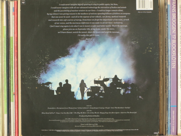 Barbra Streisand - One Voice | Columbia (COC 40788) - 2 Barbra Streisand - One Voice | Columbia (COC 40788) - 2