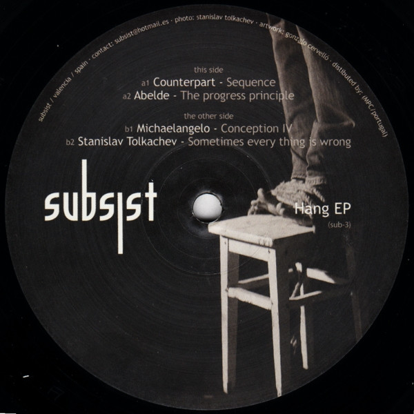 Various - Hang EP | Subsist ((sub-3)) - main