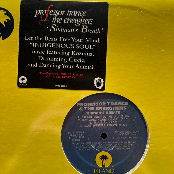 Professor Trance & The Energisers - Shaman's Breath | Island Records (PR12 6915-1)