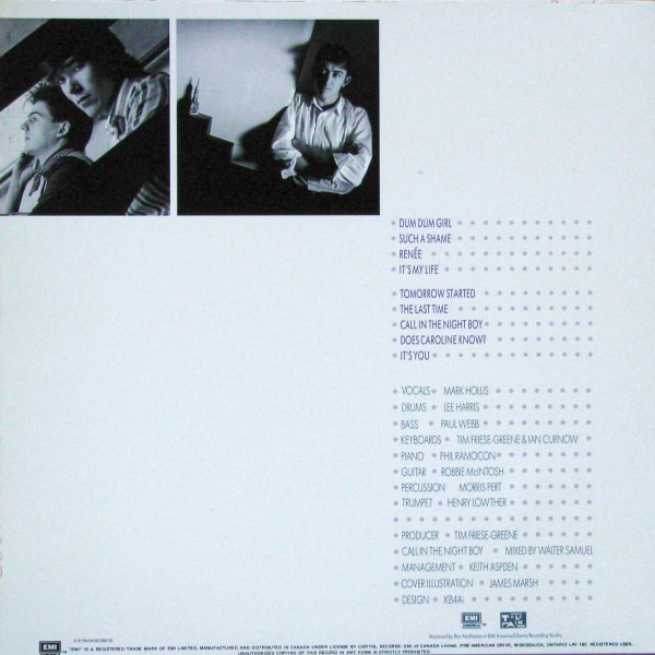 Talk Talk - It's My Life | EMI America (ST-17113) - 2 Talk Talk - It's My Life | EMI America (ST-17113) - 2
