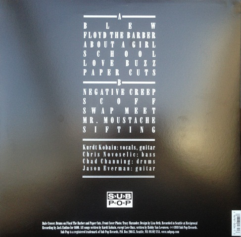 Nirvana - Bleach LP | Sub Pop (SP34) - 2