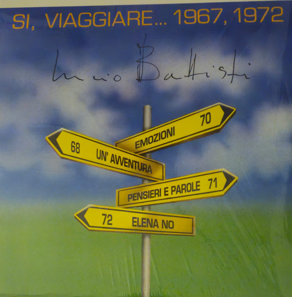 Lucio Battisti - Si, Viaggiare... 1967, 1972 | Sony Music (19802803341)