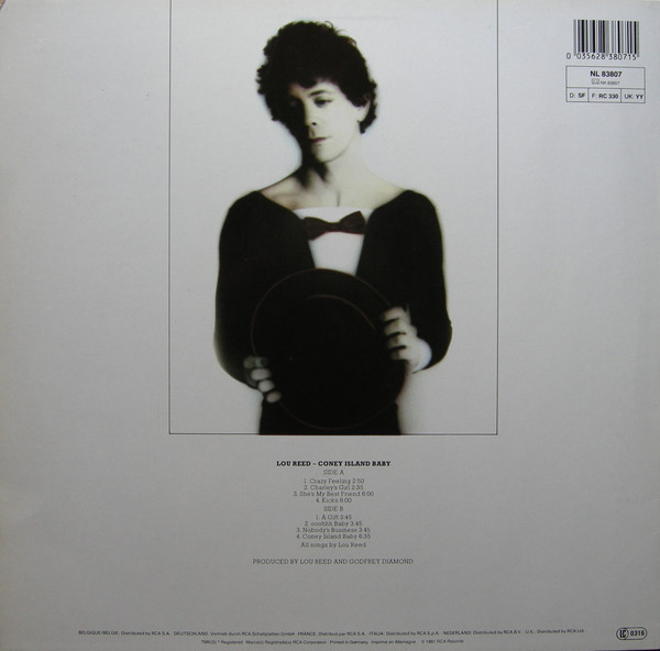 Lou Reed - Coney Island Baby | RCA International (NL 83807) - 2