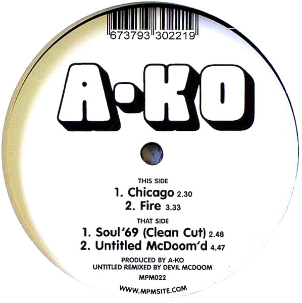 A-Ko - Chicago | Melting Pot Music (MPM022)