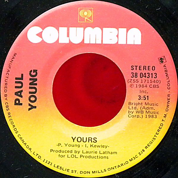 Paul Young - Come Back And Stay (7") [Vinyl] | Columbia (38-04313) - 3