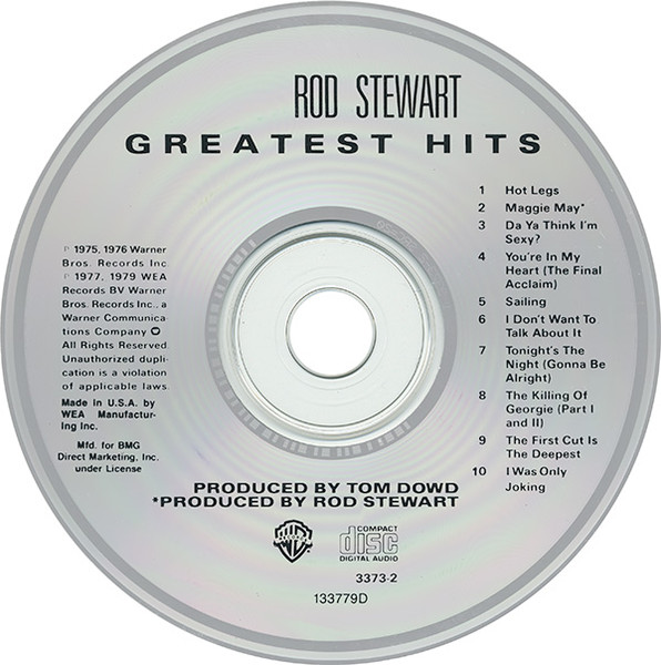 Rod Stewart - Greatest Hits | Warner Bros. Records (3373-2) - 3 Rod Stewart - Greatest Hits | Warner Bros. Records (3373-2) - 3