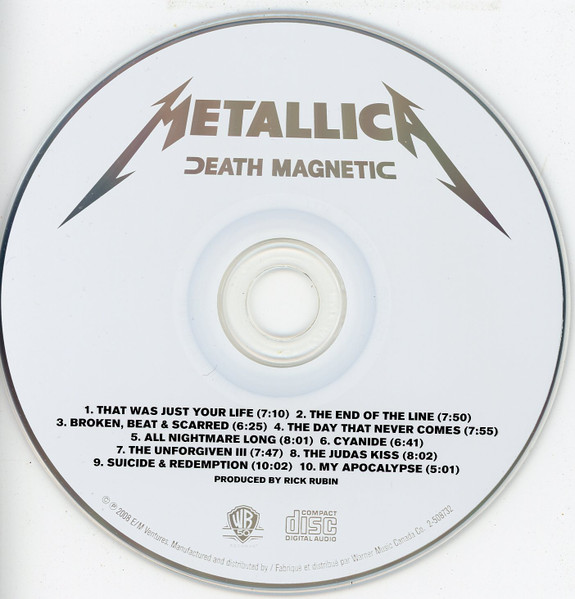 Metallica - Death Magnetic [CD] | Warner Bros. Records (2-508732) - 4