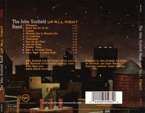 The John Scofield Band - Up All Night | Verve Records (065 596-2) - 2