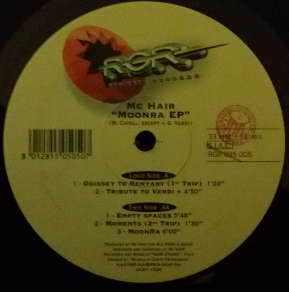 MC Hair - Moonra EP | Red Gate Records (RGR 095-005) - main MC Hair - Moonra EP | Red Gate Records (RGR 095-005) - main
