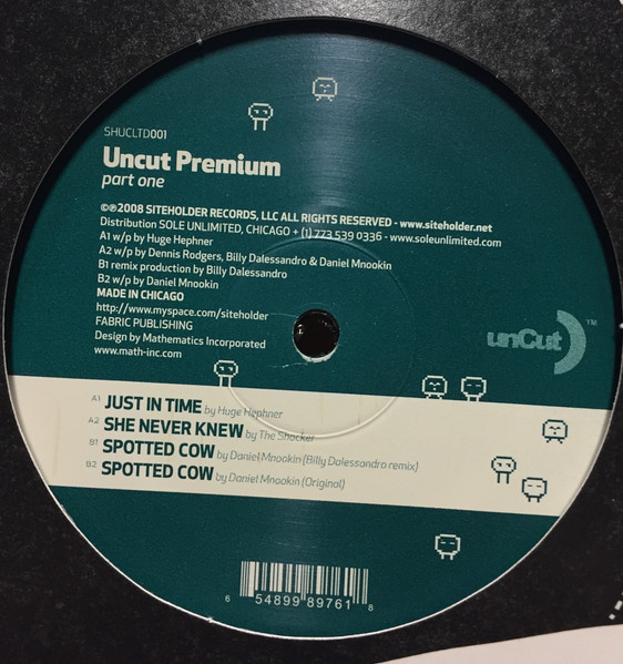 Various - Uncut Premium Part One | Siteholder UnCut (SHUCLTD001) - 3 Various - Uncut Premium Part One | Siteholder UnCut (SHUCLTD001) - 3