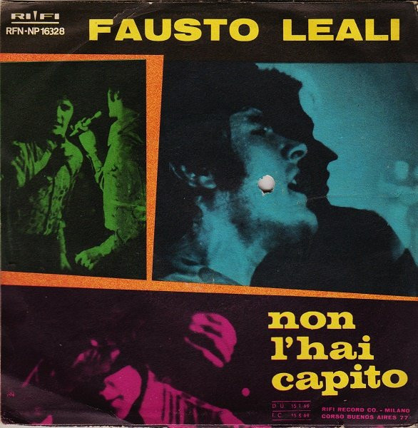 Fausto Leali - Un'Ora Fa | Rifi (RFN-NP 16328) - 2