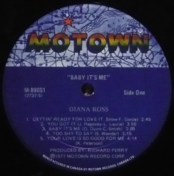 Diana Ross - Baby It's Me | Motown (M-890S1) - 3