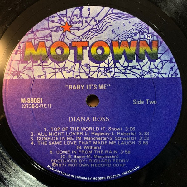 Diana Ross - Baby It's Me | Motown (M-890S1) - 4
