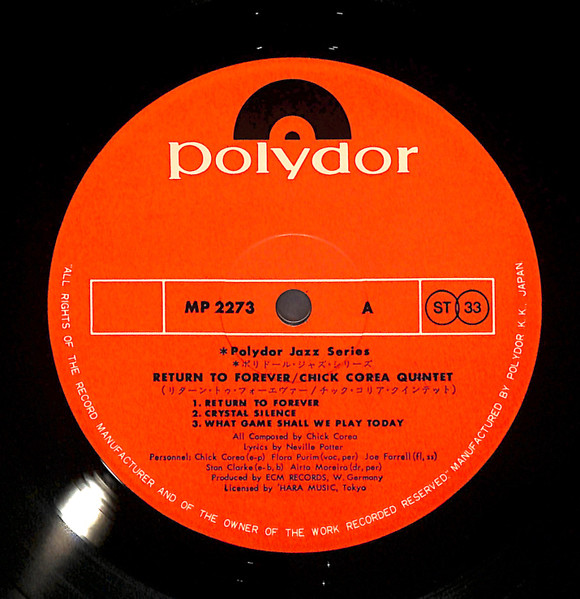 Chick Corea - Return To Forever | Polydor (MP 2273) - 4 Chick Corea - Return To Forever | Polydor (MP 2273) - 4