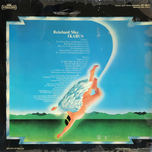 Reinhard Mey - Ikarus | Intercord (INT 160.011) - 4 Reinhard Mey - Ikarus | Intercord (INT 160.011) - 4