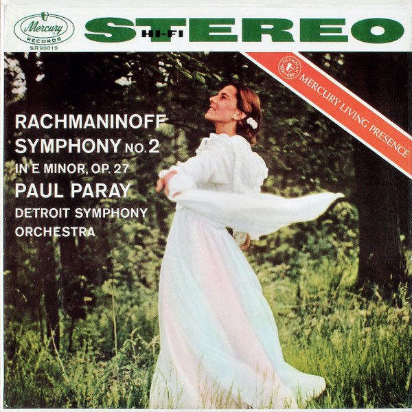 Sergei Vasilyevich Rachmaninoff , Paul Paray , Detroit Symphony Orchestra - Symphony No. 2 In E Minor, Op. 27 | Mercury (SR90019) - main