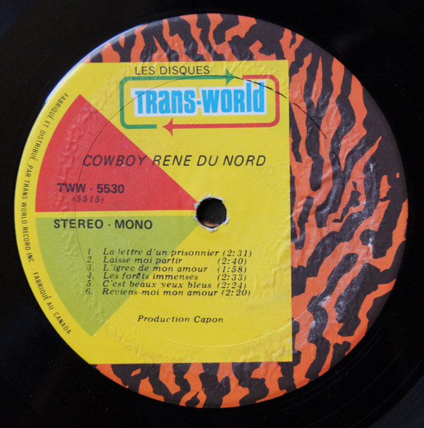 René Blanchet - Cowboy René Du Nord | Trans-World (TWW 5530) - 4 René Blanchet - Cowboy René Du Nord | Trans-World (TWW 5530) - 4