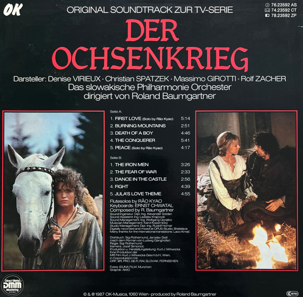 Slovak Philharmonic Orchestra Dirigiert Von Roland Baumgartner - Der Ochsenkrieg (Original Soundtrack Zur TV-Serie) | OK Musica (76.23592 AS) - 2