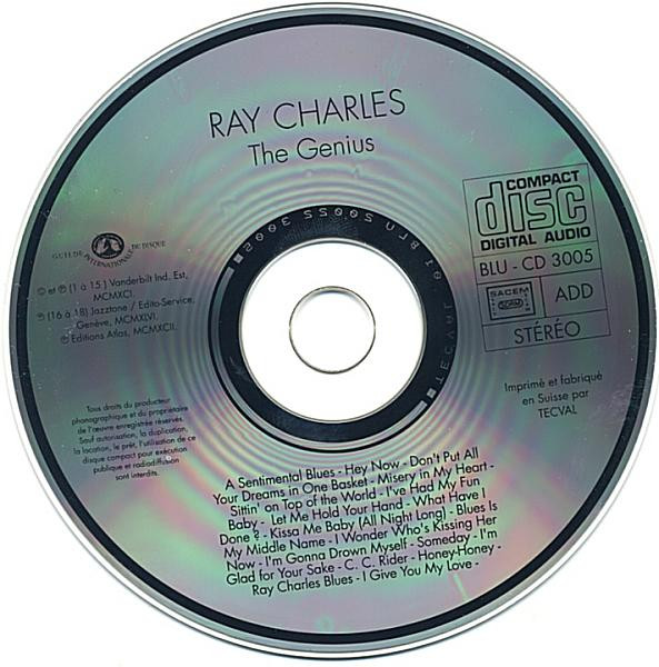 Ray Charles - The Genius | Editions Atlas (BLU-CD 3005) - 3