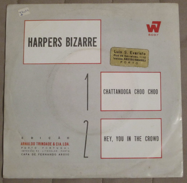 Harpers Bizarre - Chattanooga Choo Choo | Warner Bros. Records (WV5087) - 2