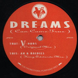 V Dubs - Dreams (Can Come True) | Jasmine Promo (JP015) - main