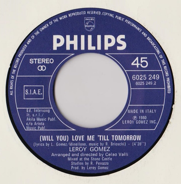 Leroy Gomez - Tu Mi Manchi Dentro | Philips (6025 249) - 4