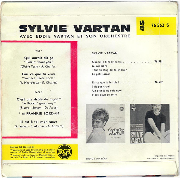 Sylvie Vartan , Frankie Jordan - Qui Aurait Dit Ça | RCA (76.562) - 2