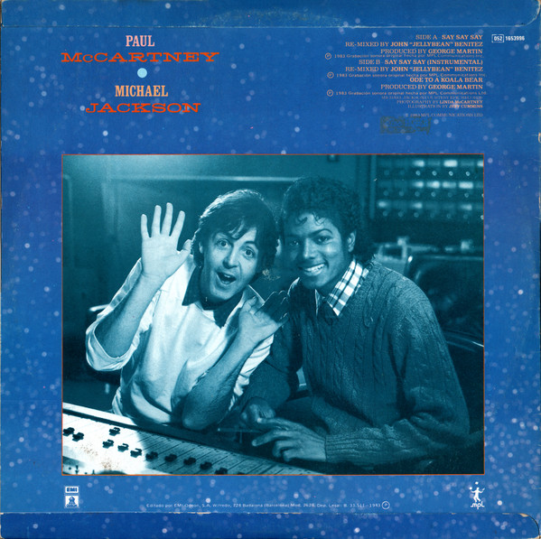 Paul McCartney & Michael Jackson - Say Say Say | Odeon (052 1653996) - 2