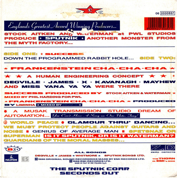Sigue Sigue Sputnik , Stock, Aitken & Waterman - Success | Parlophone (06 2030657) - 2