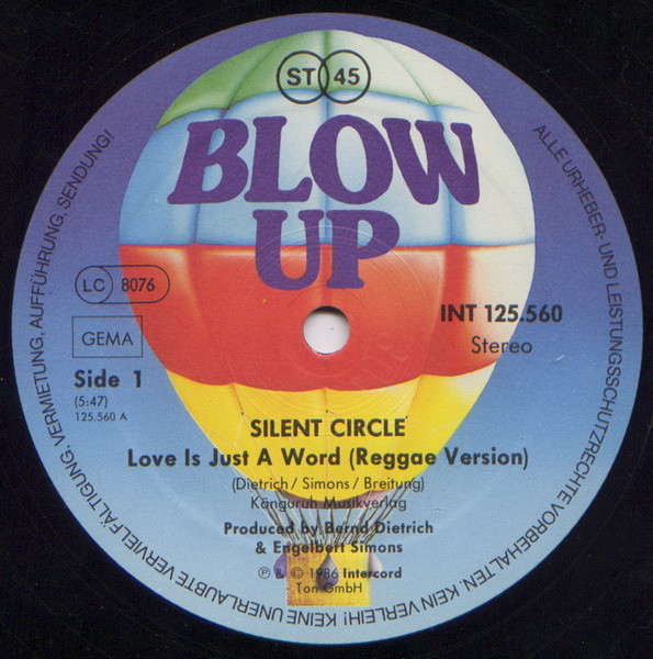 Silent Circle - Love Is Just A Word | Blow Up (INT 125.560) - 3