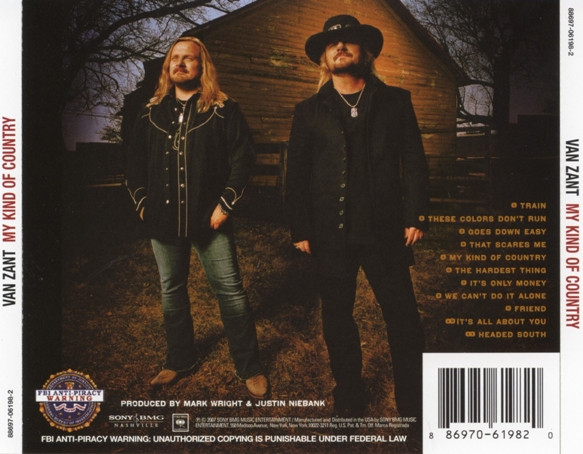 Van Zant - My Kind Of Country | Sony BMG Music Entertainment (88697-06198-2) - 2
