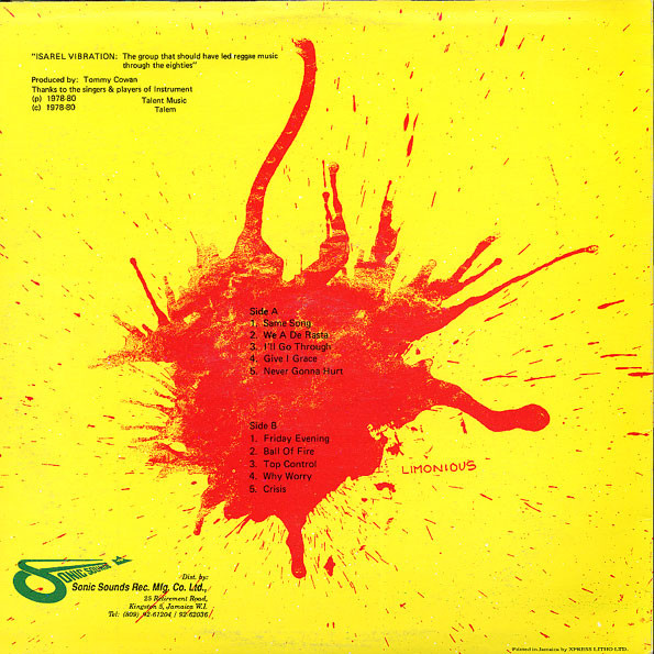 Israel Vibration - The Best Of Israel Vibration | Sonic Sounds (none) - 2 Israel Vibration - The Best Of Israel Vibration | Sonic Sounds (none) - 2