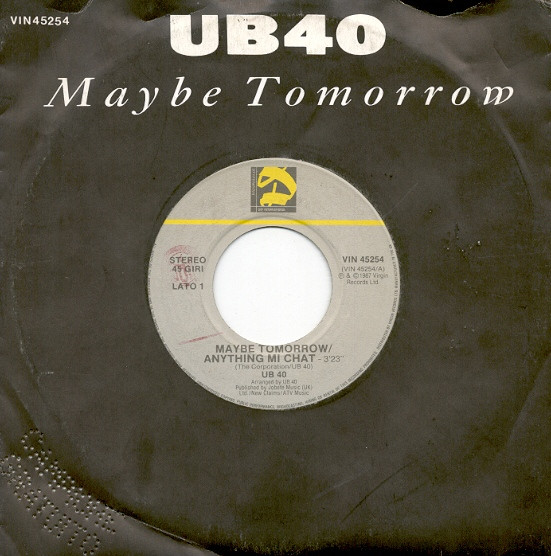 UB40 - Maybe Tomorrow | DEP International (VIN 45254) - main