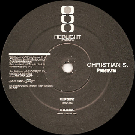 Christian Smith - Penetrate | Redlight Recordings (RL002)