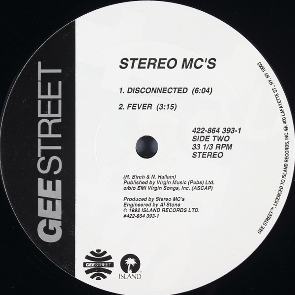 Stereo MC's - Connected | Gee Street (422-864 393-1) - 4 Stereo MC's - Connected | Gee Street (422-864 393-1) - 4