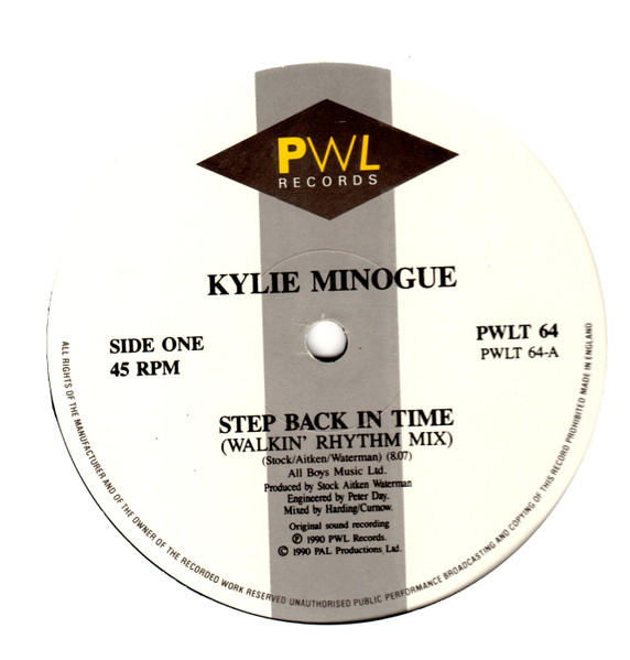 Kylie Minogue - Step Back In Time | PWL Records (PWLT 64) - 3 Kylie Minogue - Step Back In Time | PWL Records (PWLT 64) - 3