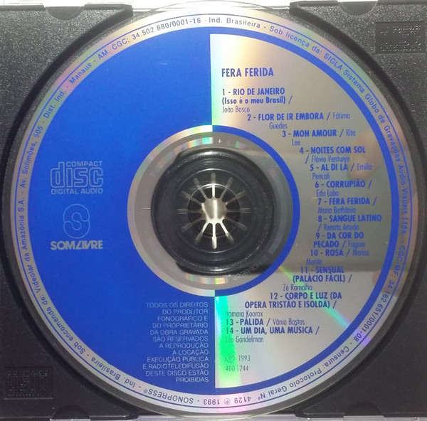 Various - Fera Ferida | Som Livre (400.1244) - 3