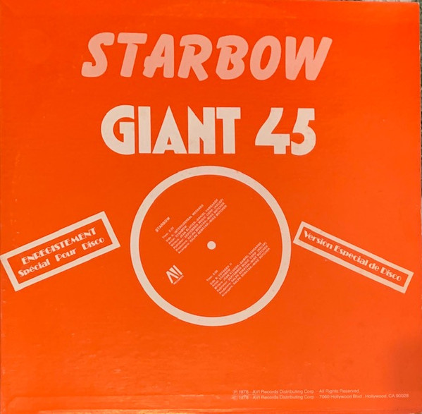 Starbow - Intersidereal Message | AVI Records (AVI-12-194-D) - main