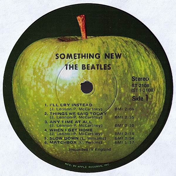 The Beatles - Something New | Capitol Records (ST 2108) - 3 The Beatles - Something New | Capitol Records (ST 2108) - 3