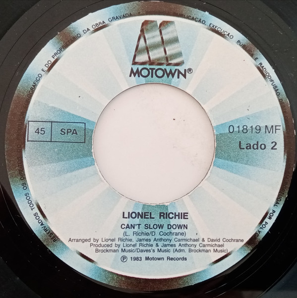 Lionel Richie - Say You, Say Me | Motown (01819MF) - 4