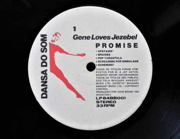 Gene Loves Jezebel - Promise | Dansa Do Som (LP84BB001) - 2